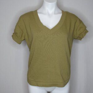 Madewell Olive Green Resourced French Terry Sweatshirt Women's M Medium